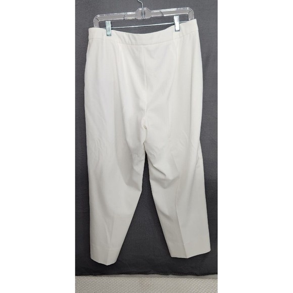 Talbots Pants Womens Crop Heritage Straight Leg Side Zipper High Rise Career 12 - Picture 2 of 8